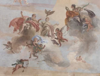 De val van de demonen, Verhalen van Scipio, detail, 1731 (detail)